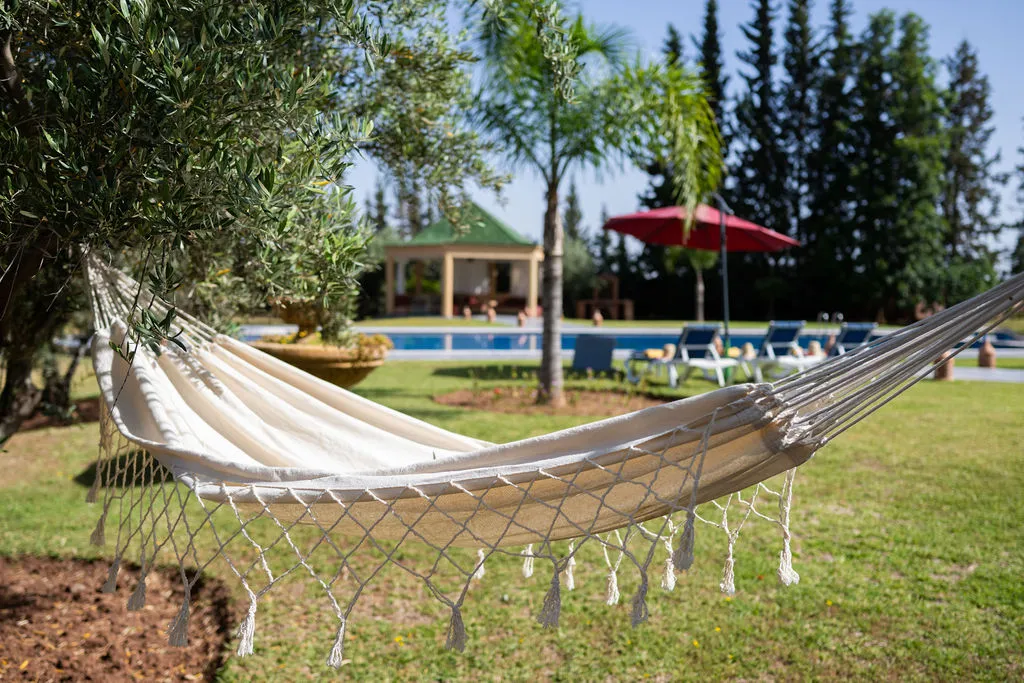 Hamac au jardin — Villa Dar Moudar Marrakech