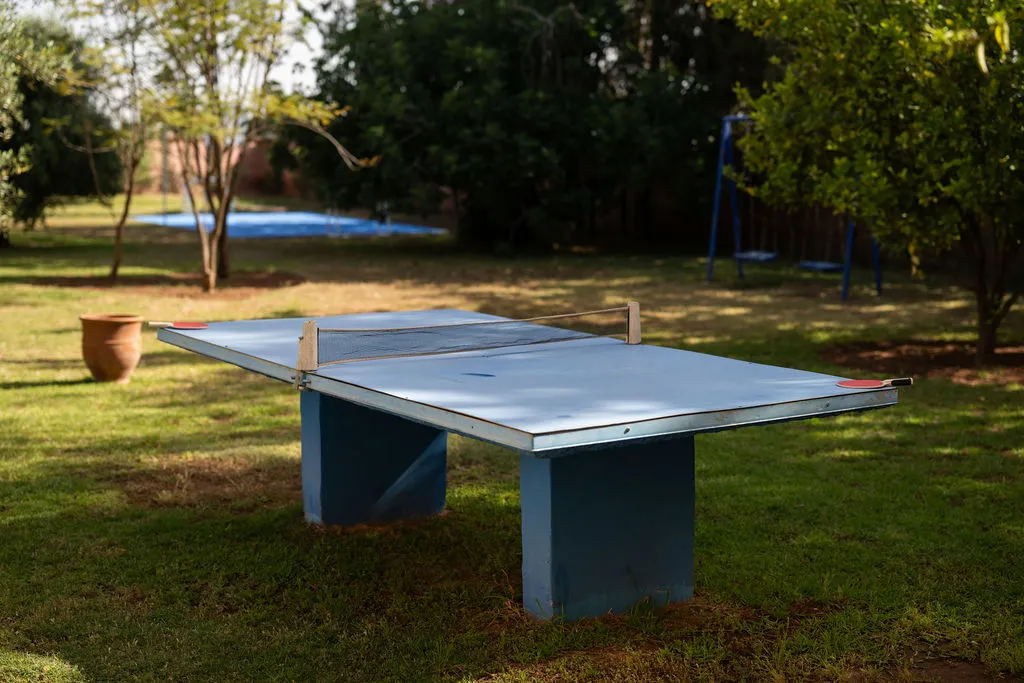 Table de ping-pong — Villa Dar Moudar Marrakech