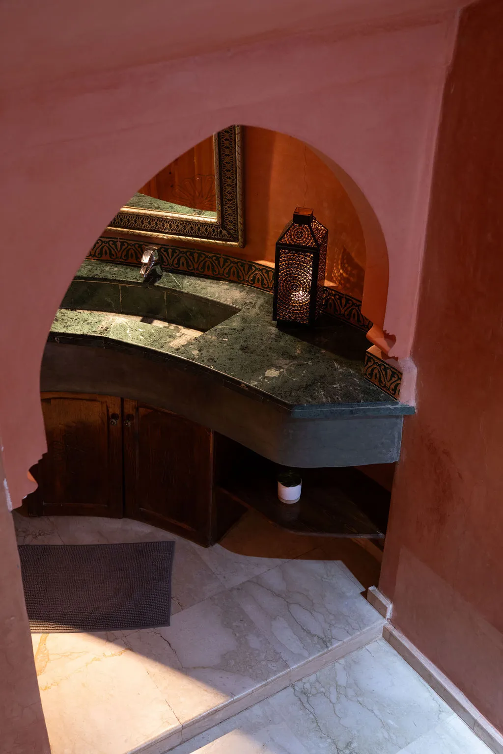 Piscine au milieu des oliviers — Villa Dar Moudar Marrakech