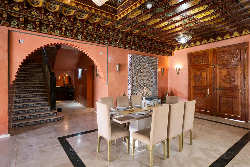 Salle à manger — Villa Dar Moudar Marrakech