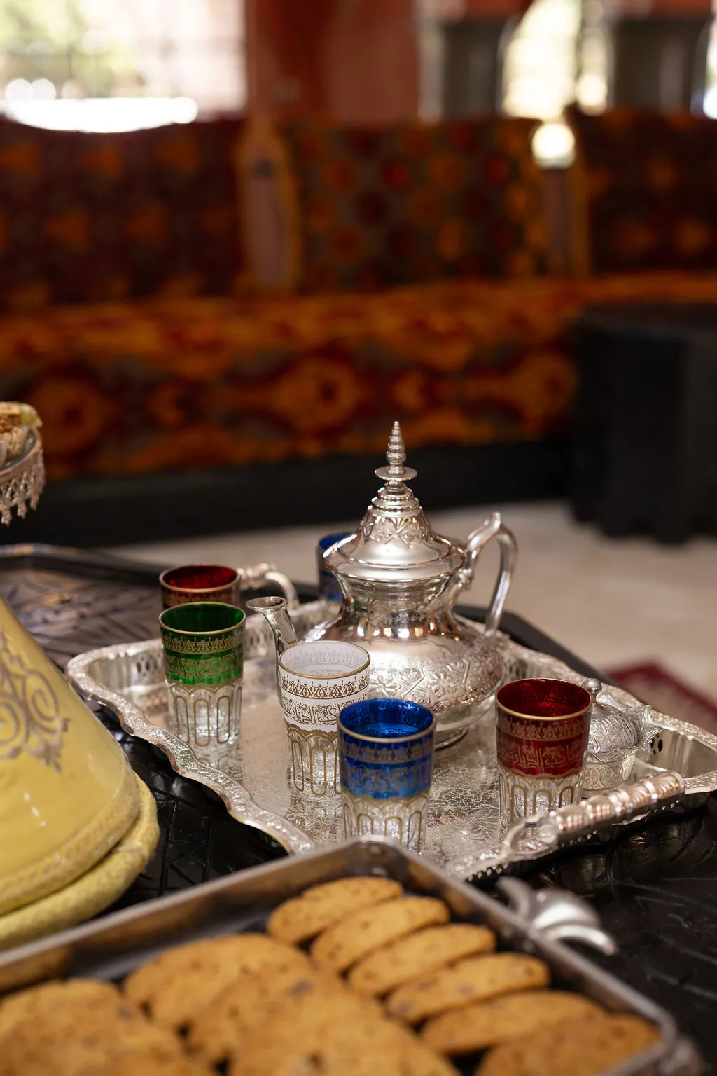 Thé & pâtisseries marocaines — Villa Dar Moudar Marrakech