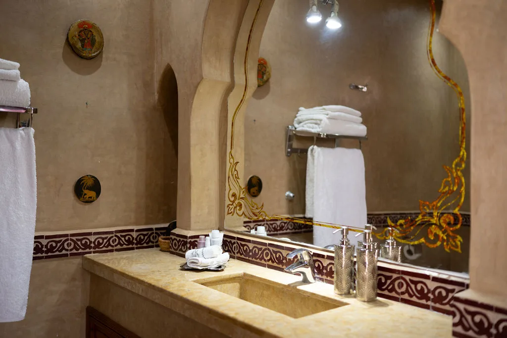 Suite Figuier — salle de bain, Villa Dar Moudar Marrakech